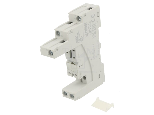 Socket; PIN: 5; 12A; 300VAC; op paneel,op DIN-rail; schroefklemmen Socket; PIN: 5; 12A; 300VAC; op paneel,op DIN-rail; schroefklemmen